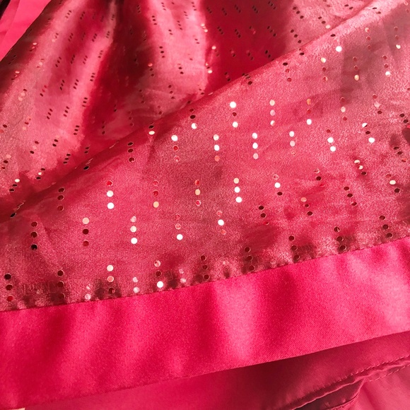 Jane Copeland Formal Holiday Red Satin Dress Sz 8 - Picture 7 of 10